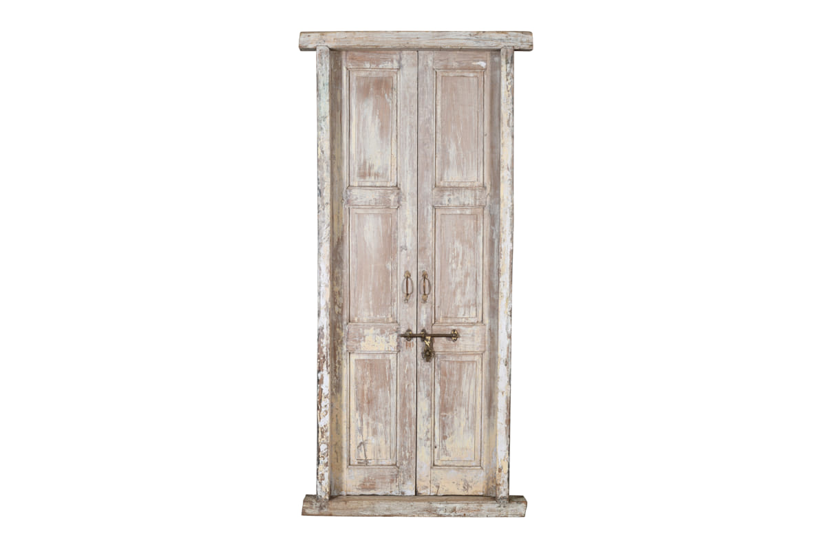 Antieke deur whitewash